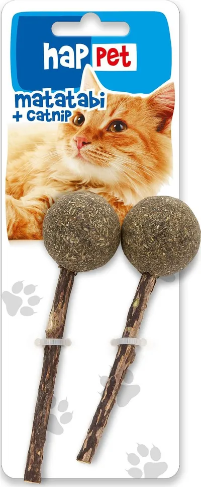 Lodër për mace Matatabi dhe Catnip, lollipop natyral, stimulues loje - 1