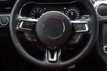 Veshje karboni timoni MTuning për Ford Mustang 15-17, ABS, efekt karboni