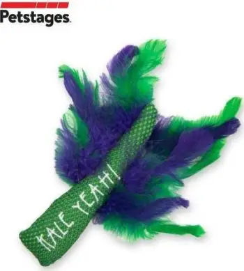 Lodër për mace Petstages Krazy Kale, 15cm, me catnip, shumëngjyrëshe