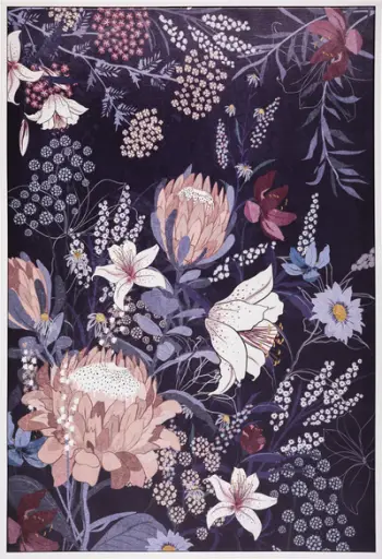 Tabllo muresh Atmosphera Framed Flower Canvas, 60x90cm, shumëngjyrëshe