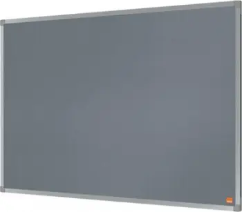 Tabllo njoftimesh Nobo 1915205, 90x60 cm, për ambiente të brendshme, gri