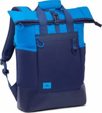 Çantë shpine për laptop Rivacase Dijon, 15.6", rezistente ndaj ujit, blu