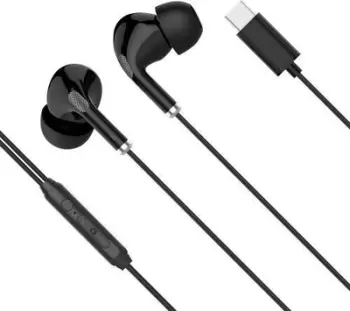 Kufje in ear Kruger&amp;Matz C1, me mikrofon, me tela, të zeza