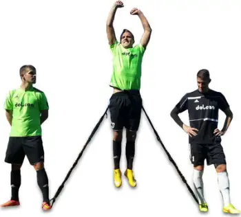 Shirit rezistence Yakimasport për stërvitje dinamike force, me rrip ijes, i zi