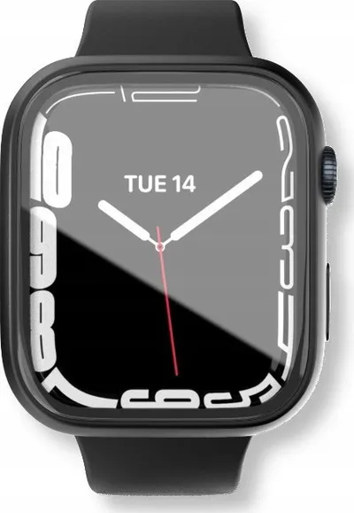 Mbrojtëse NEXT ONE Protective Case Shield, për Apple Watch 41mm, me xham të integruar, e zezë - 4