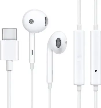 Kufje in ear Oppo MH147, USB C, me mikrofon, të bardha