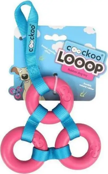 Lodër për qen Coockoo Looop, 26x15x2 cm, rozë