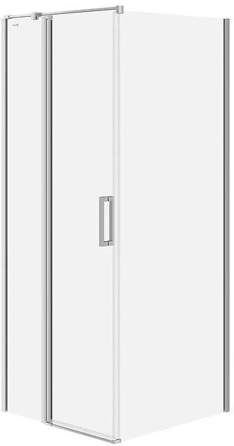 Kabinë dushi Cersanit Moduo B845, 80x80x195 cm, xham transparent, krom - 1