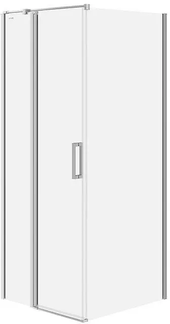Kabinë dushi Cersanit Moduo B845, 80x80x195 cm, xham transparent, krom