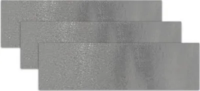 Mbrojtëse nxehtësie për filter vaji Design Engineering, set 3 copë, 2.5" x 3.5" x 3", argjendtë - 1