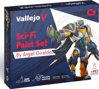 Set bojrash për miniatura Vallejo Game Color VJP72313, 12 ngjyra, Sci-Fi