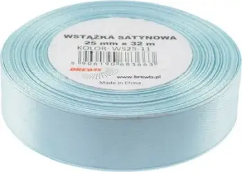 Shirit sateni Blue Satin Ribbon, 25mm, 32m, blu