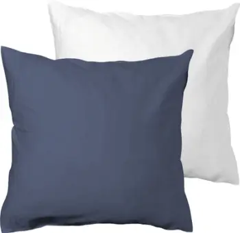 Këllëf jastëku Matex Granatowa White, saten pambuku 40x40 cm, blu