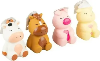 Lodër për qen Duvo+ Farm Animals, plastike, 6x6 cm, kafe - 2