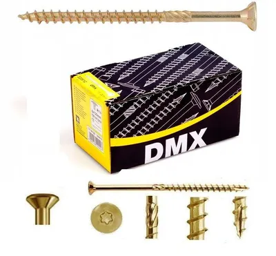 Vida druri DOMAX 6x300mm, Torx, set 100 copë - 1