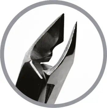 Prerëse profesionale për thonj Podoland Nipper 05, ergonomike, çelik inox, argjendtë