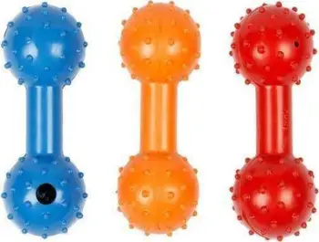 Lodër për qen Duvo+ Rubber Dumbbell, 11cm, gomë, shumëngjyrëshe