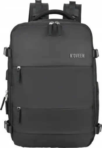 Çantë shpine udhëtimi Noveen CTB400, 40x20x25cm, port USB, gri