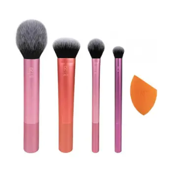Set brusha për grim dhe sfunxher Real Techniques