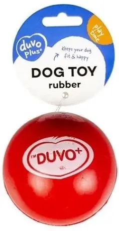 Lodër për qen Duvoplus Rubber Dog Ball Bouncy, top gome, kërcim i lartë