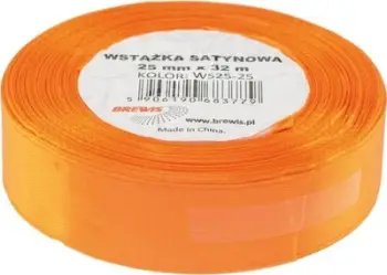 Shirit sateni dekorativ SatIN Ribbon, 38mm, 32m, portokalli