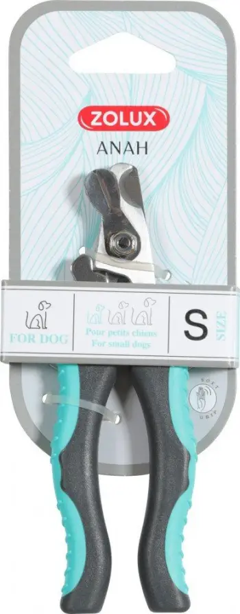 Prerëse thonjsh për qen Zolux ANAH Small, çelik inox, dorezë softgrip, gri