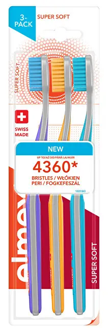 Set brushë dhëmbësh Elmex Super Soft, 3 copë