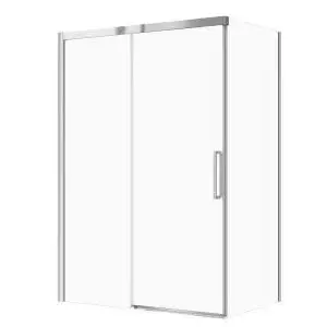 Kabinë dushi rrëshqitëse Cersanit CREA C87, 140x90x200 cm, xham transparent
