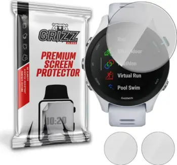Folie mbrojtëse GrizzGlass Matte Film, për Garmin Forerunner 255s, set 2 copë, transparente matte