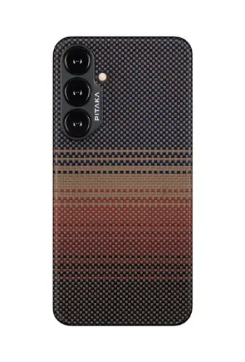 Mbrojtëse Pitaka MagEZ 4 për Samsung Galaxy S24+, portokalli