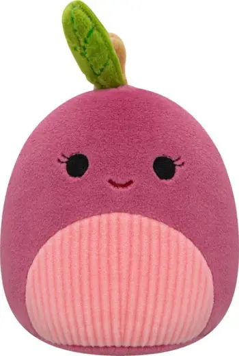 Lodër për qen Squishmallows Cherry the Red Cherry, 7", pelush ultra i butë, e kuqe