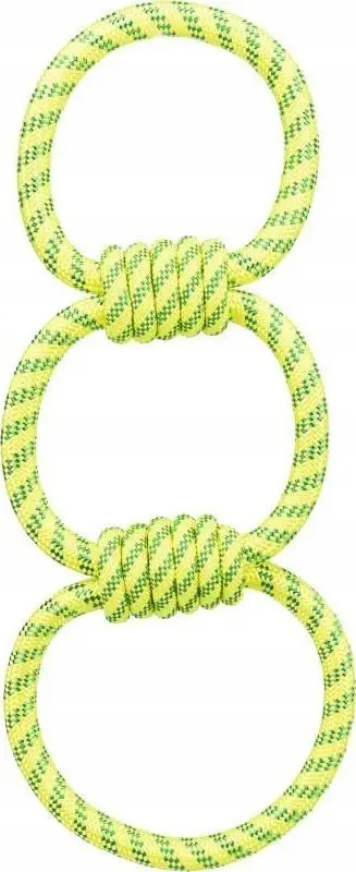 Lodër për qen Trixie Dog Toy Tugger, litar lojërash 42 cm, e gjelbër