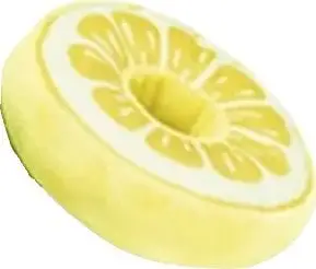 Lodër për qen Trixie Fruity Donut, pelush, me fishkëllimë, shumëngjyrëshe