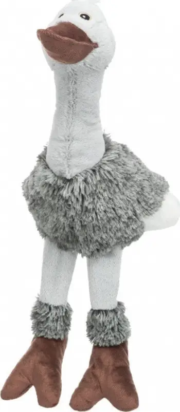 Lodër për qen Trixie Ostrich, 53 cm, me tingull, pelush