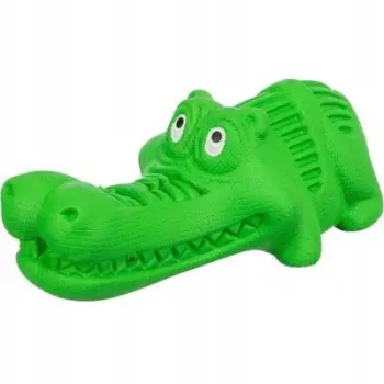 Lodër për qen Trixie Snack Crocodile, gomë natyrale, interaktive, jeshile
