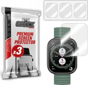 Folie mbrojtëse hydrogel Grizz HydroFilm për MyPhone Watch, set 3 copë, transparente