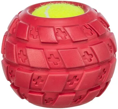 Lodër për qen Trixie, top tenis me gomë natyrale - 1