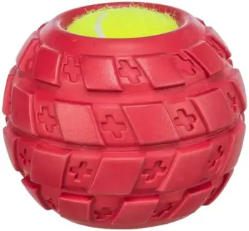 Lodër për qen Trixie, top tenis me gomë natyrale