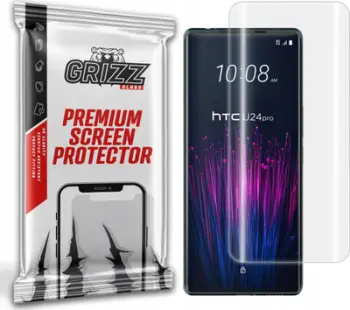 Folie mbrojtëse hydrogel Grizz për HTC U24 Pro, transparencë e lartë