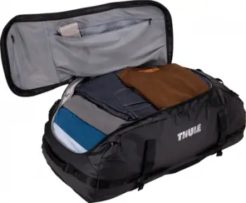 Çantë sportive Thule Chasm Duffel 130L, e papërshkueshme nga uji, e zezë