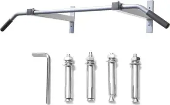 Shirit tërheqjesh MASTER, për mur, 120 cm, çelik, i zi