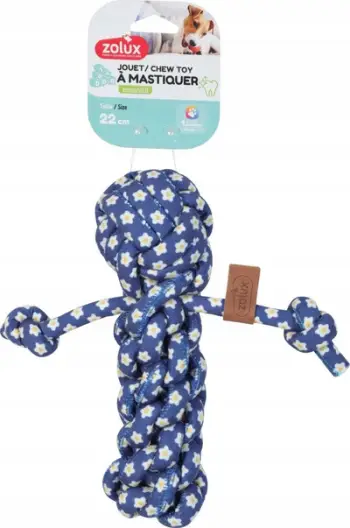 Lodër për qen Zolux Blue Flower Little Man, 22cm, blu