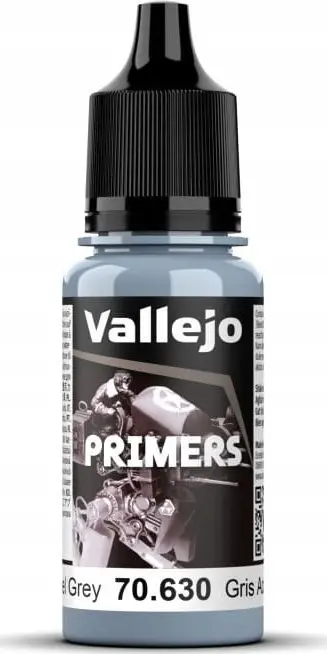 Primer akrilik Vallejo Game Air VJP70630, 18ml, steel gray