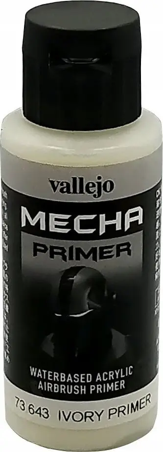 Primer akrilik Vallejo Mecha Color 73.643, 60ml, ivory