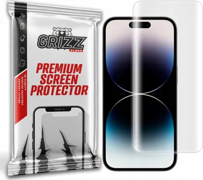 Folie mbrojtëse Hydrogel GrizzProtector për Apple iPhone 15 Pro, transparente - 1