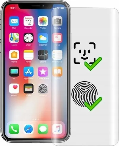Folie mbrojtëse Hydrogel GrizzProtector për Apple iPhone 15 Pro, transparente - 2
