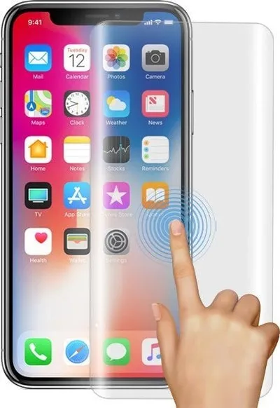Folie mbrojtëse Hydrogel GrizzProtector për Apple iPhone 15 Pro, transparente - 3