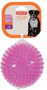 Lodër për qen Zolux TPR Pop Ball, 13 cm, rozë