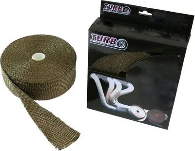 Shirit termoizolues TurboWorks Thermal Tape, 50mm x 2mm, 10m, titanium - 3
