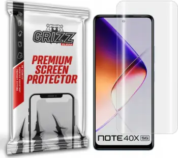 Folie mbrojtëse Hydrogel për Infinix Note 40X, ekran i plotë, transparente